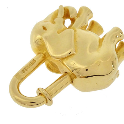 Hermes 1988 Elephant Cadena Gold Small Good