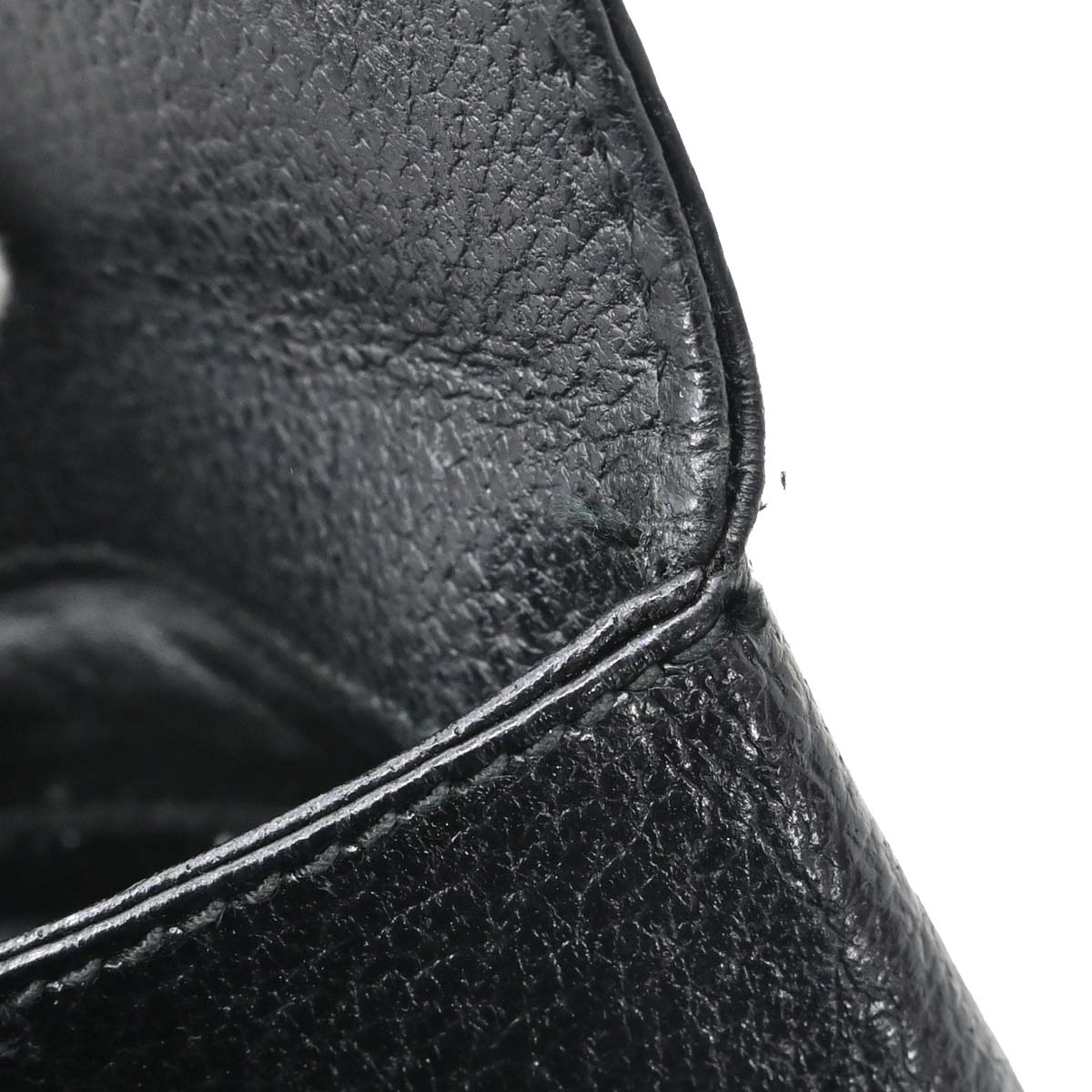 Gucci Black Pigskin Bamboo 2way Shoulder Handbag