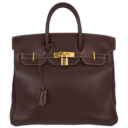 Hermes Havane Gulliver HAC Haut a Courroies 32 Handbag