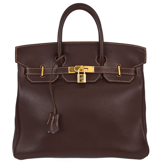 Hermes Havane Gulliver HAC Haut a Courroies 32 Handbag