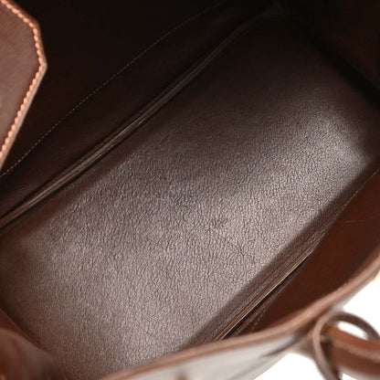 Hermes Havane Gulliver HAC Haut a Courroies 32 Handbag