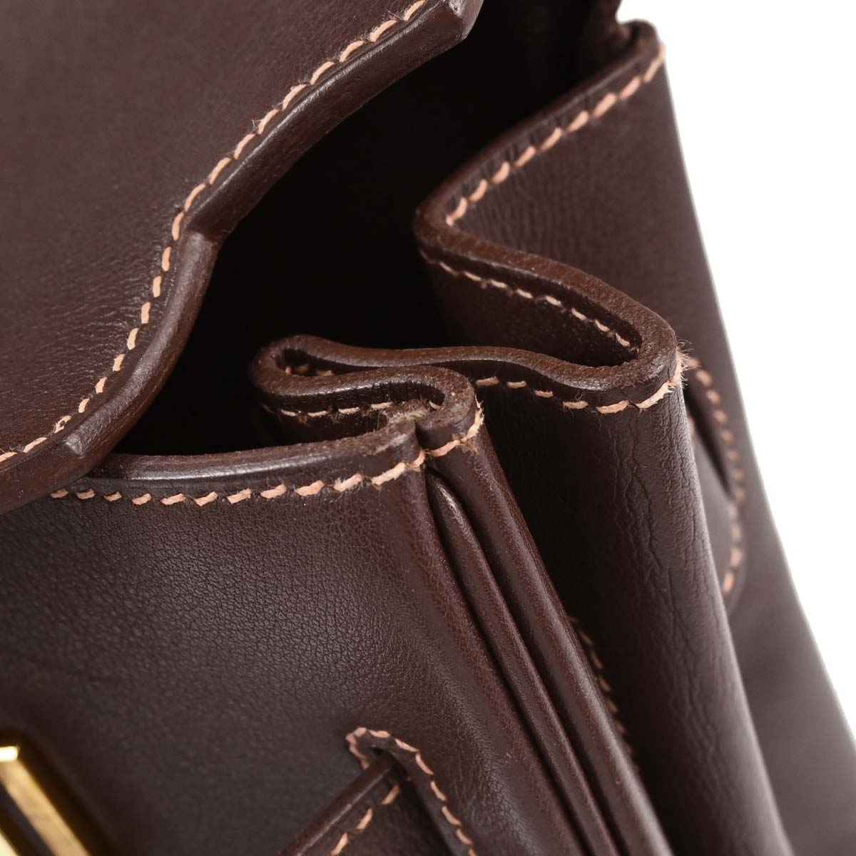 Hermes Havane Gulliver HAC Haut a Courroies 32 Handbag