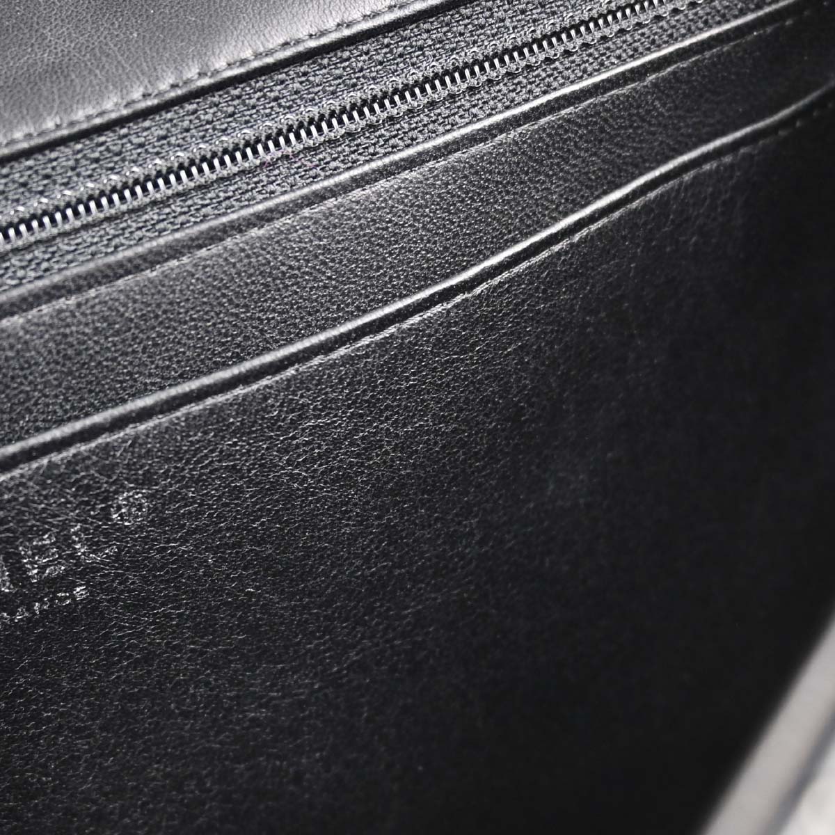 Chanel Black Perforated Lambskin Jumbo Classic Flap Shoulder Bag