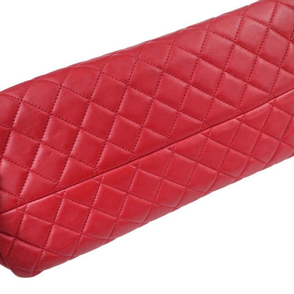 Chanel Red Lambskin Medium Bowling Mademoiselle Handbag