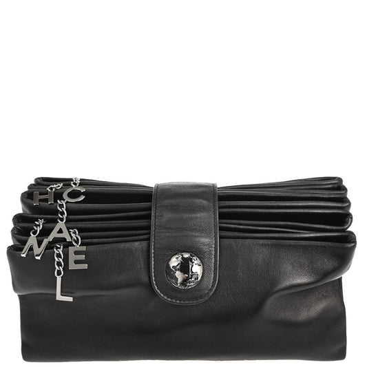 Chanel 2013-2014 Globe Trotter Lambskin Clutch Bag
