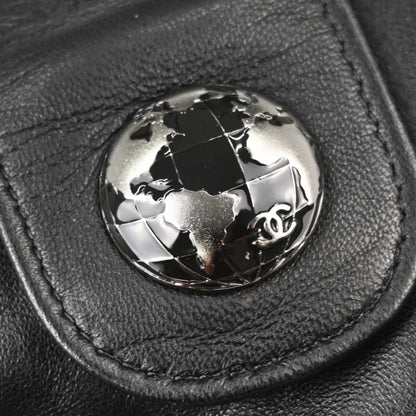 Chanel 2013-2014 Globe Trotter Lambskin Clutch Bag