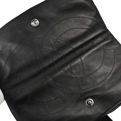 Chanel 2013-2014 Globe Trotter Lambskin Clutch Bag