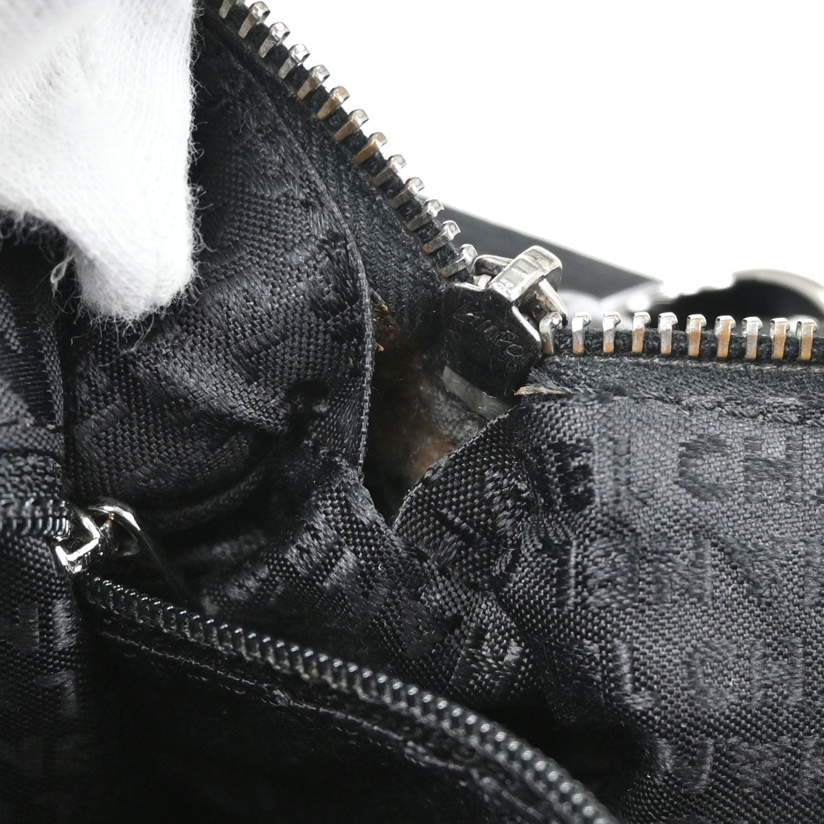 Chanel Black Calfskin Tweed Handbag