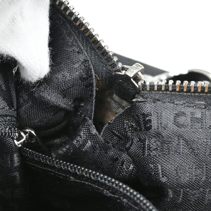 Chanel Black Calfskin Tweed Handbag