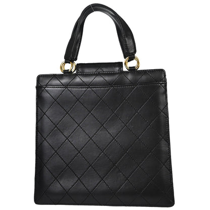 Chanel Black Calfskin Tote Handbag