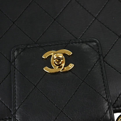 Chanel Black Calfskin Tote Handbag