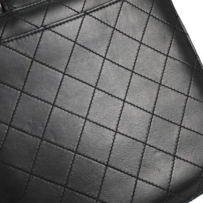 Chanel Black Calfskin Tote Handbag
