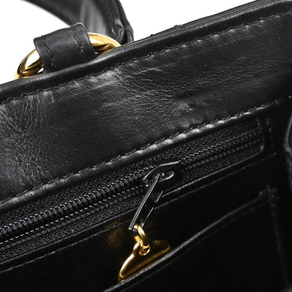 Chanel Black Calfskin Tote Handbag