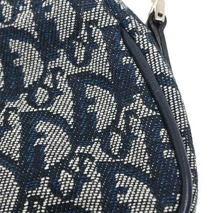 Christian Dior Navy Canvas Trotter Handbag