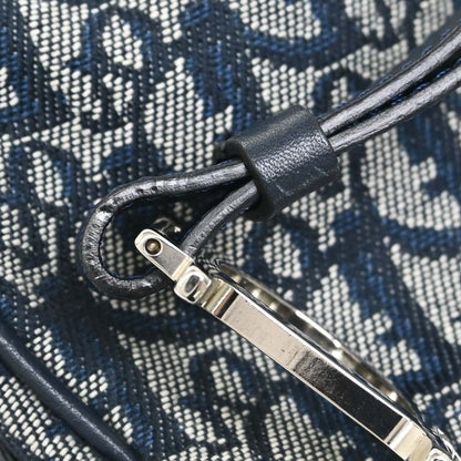 Christian Dior Navy Canvas Trotter Handbag