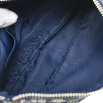 Christian Dior Navy Canvas Trotter Handbag