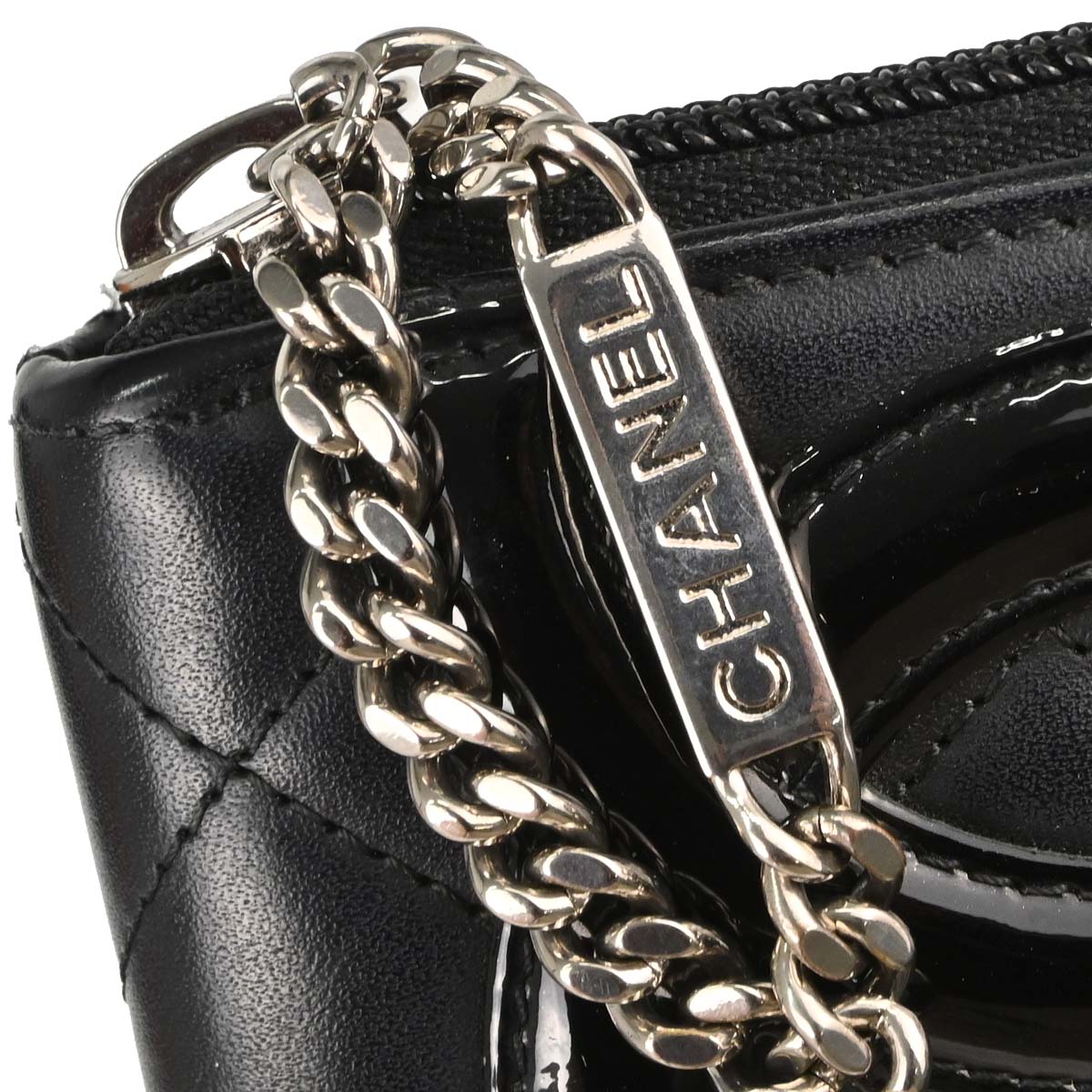 Chanel 2014-2015 Black Calfskin Cambon Ligne Zip Around Long Wallet