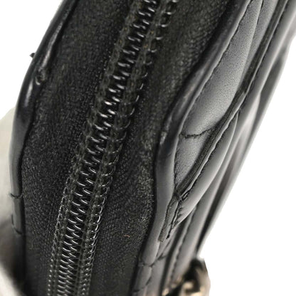 Chanel 2014-2015 Black Calfskin Cambon Ligne Zip Around Long Wallet
