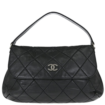Chanel Black Calfskin Wild Stitch Handbag