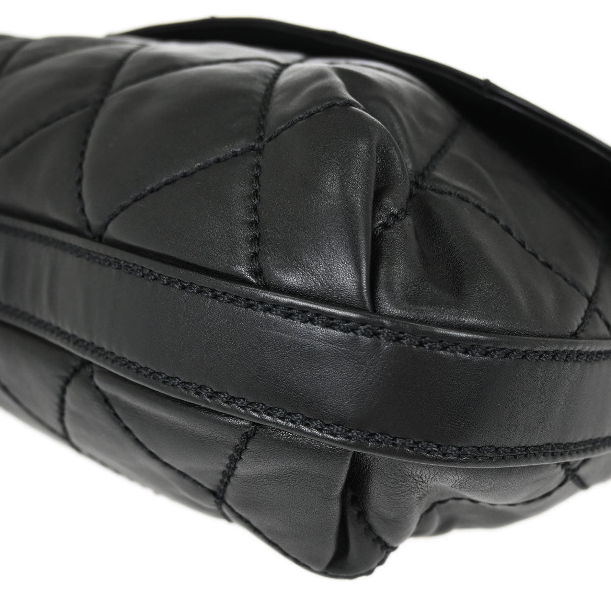 Chanel Black Calfskin Wild Stitch Handbag