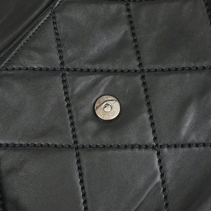 Chanel Black Calfskin Wild Stitch Handbag