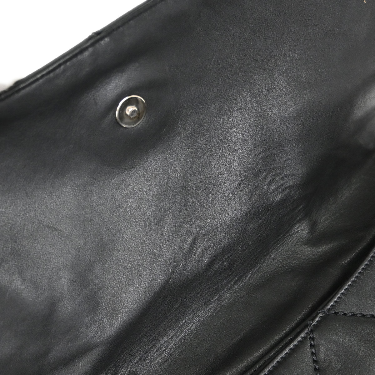Chanel Black Calfskin Wild Stitch Handbag