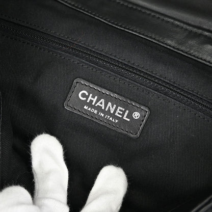 Chanel Black Calfskin Wild Stitch Handbag