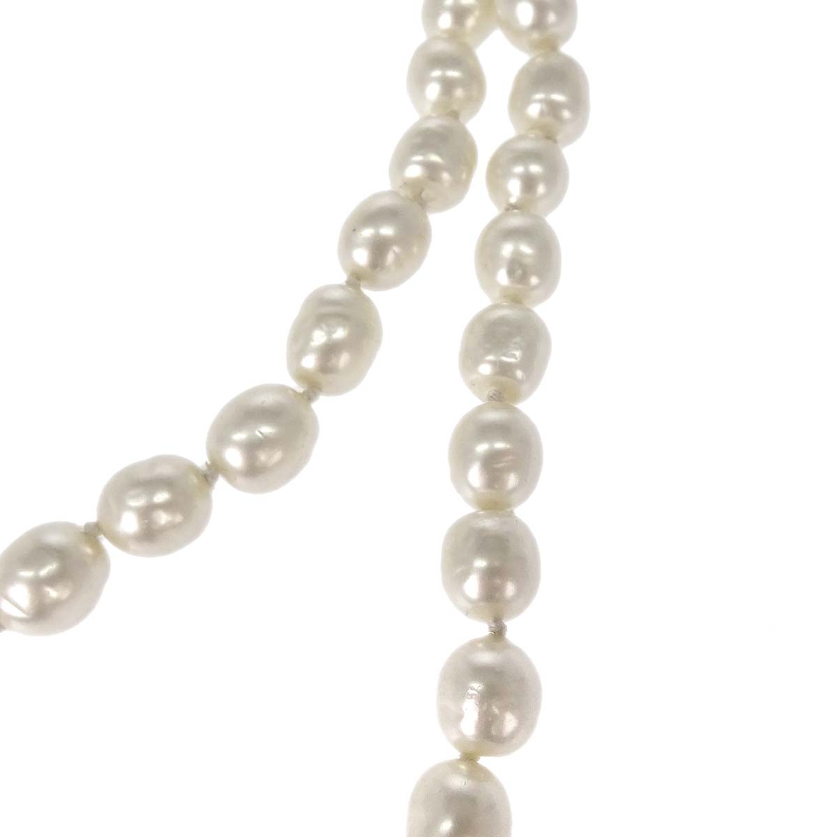 Chanel Lariat Necklace Gripoix Costume Pearl Gold 1989