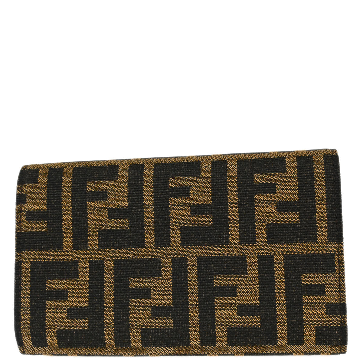 Fendi Brown Zucca Trifold Wallet Purse