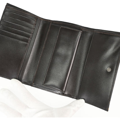 Fendi Brown Zucca Trifold Wallet Purse