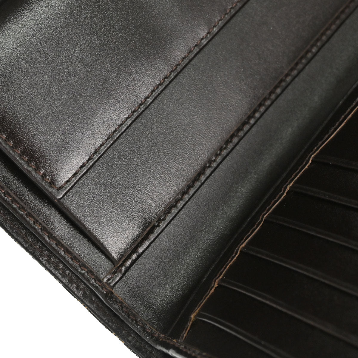 Fendi Brown Zucca Trifold Wallet Purse