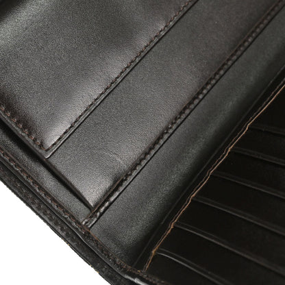 Fendi Brown Zucca Trifold Wallet Purse