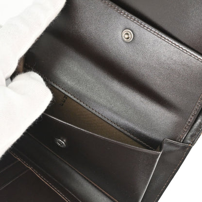 Fendi Brown Zucca Trifold Wallet Purse