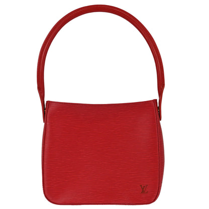 Louis Vuitton Red Epi Looping MM Handbag