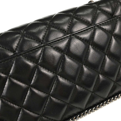 Chanel Black Lambskin Chain Around East West Shoulder Bag