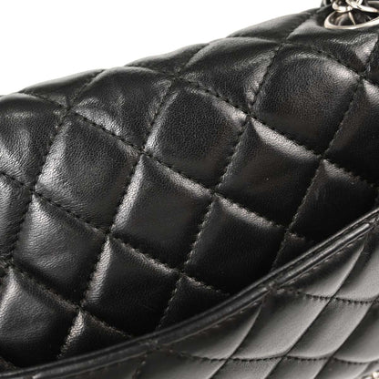 Chanel Black Lambskin Chain Around East West Shoulder Bag