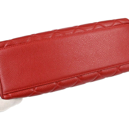 Chanel Red Caviar Skin Camera Bag Small