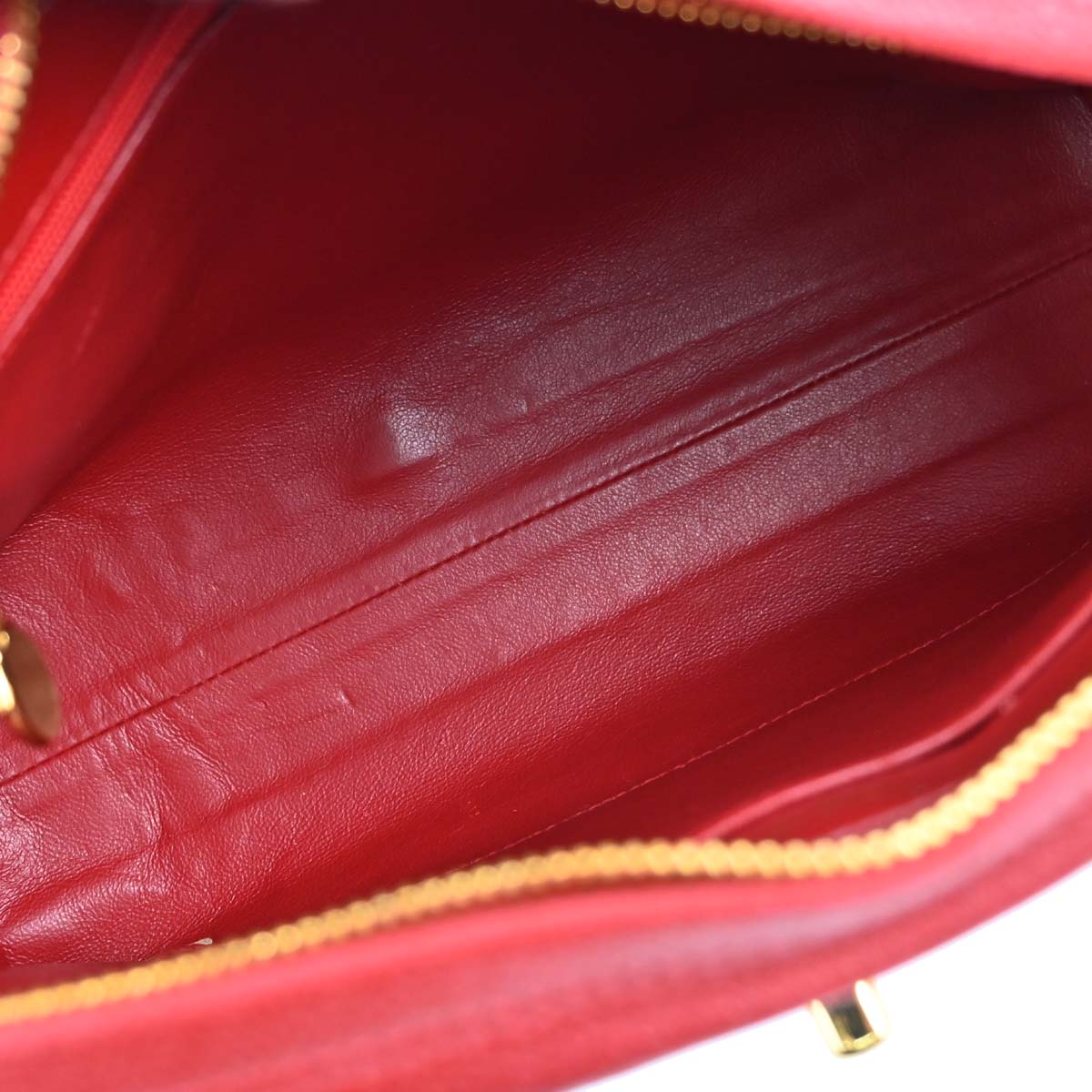 Chanel Red Caviar Skin Camera Bag Small