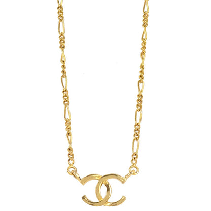 Chanel Gold CC Chain Pendant Necklace 1982