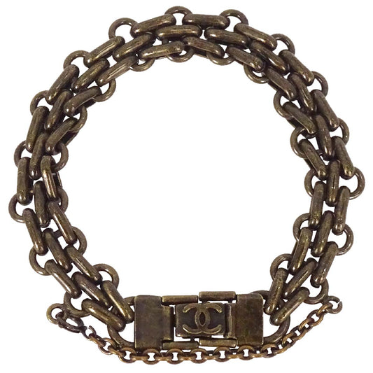 Chanel Chain Bracelet Gold 97A