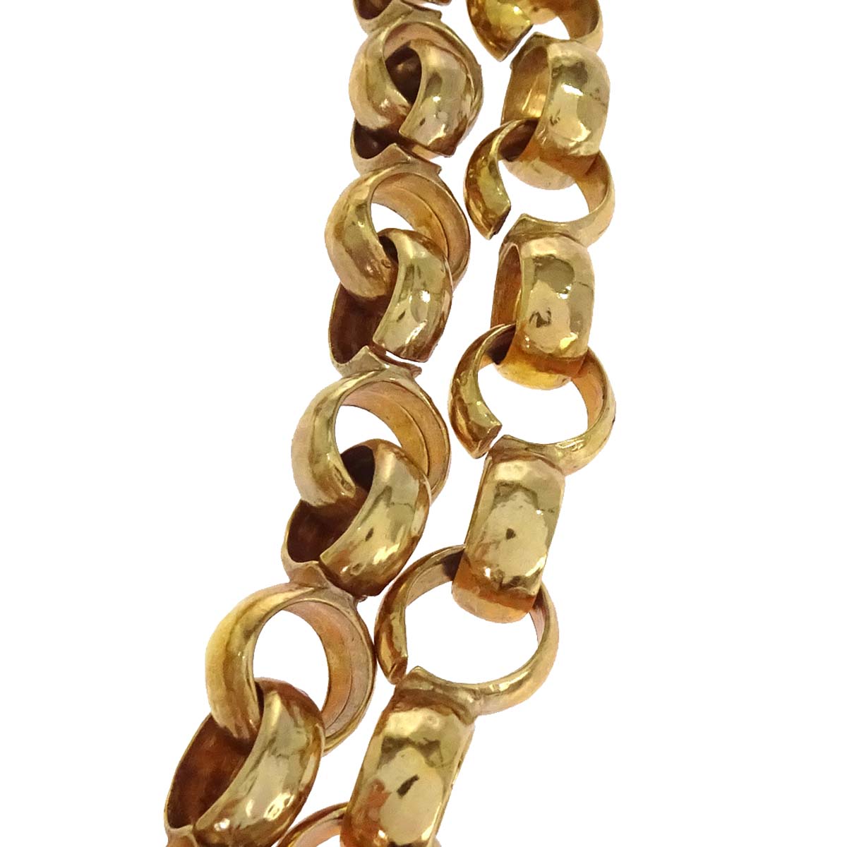 Chanel Medallion Chain Pendant Necklace Gold 29/3057
