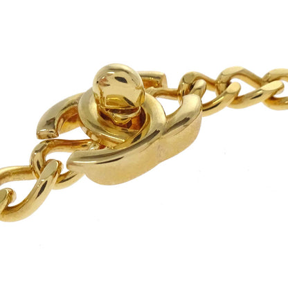 Chanel CC Turnlock Small Gold Chain Long Necklace 96P