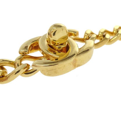 Chanel CC Turnlock Small Gold Chain Long Necklace 96P