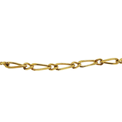 Chanel Medallion Chain Pendant Necklace Gold Rhinestone 3438/1982