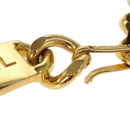 Chanel Chain Belt Medallion Gold Black Small Good