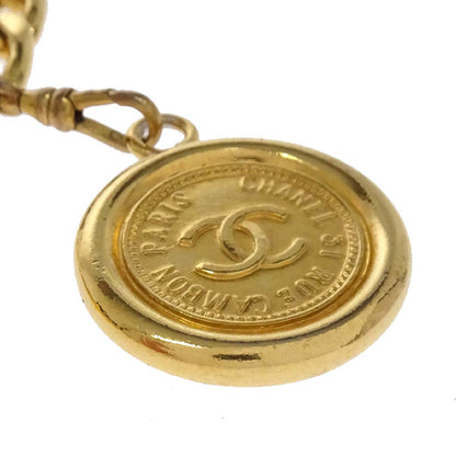 Chanel Chain Belt Medallion Gold Small Good