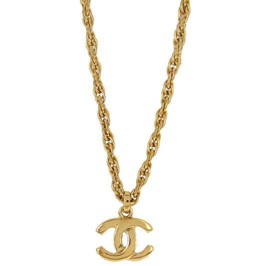 Chanel Gold CC Chain Pendant Necklace