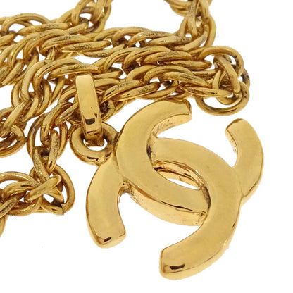 Chanel Gold CC Chain Pendant Necklace