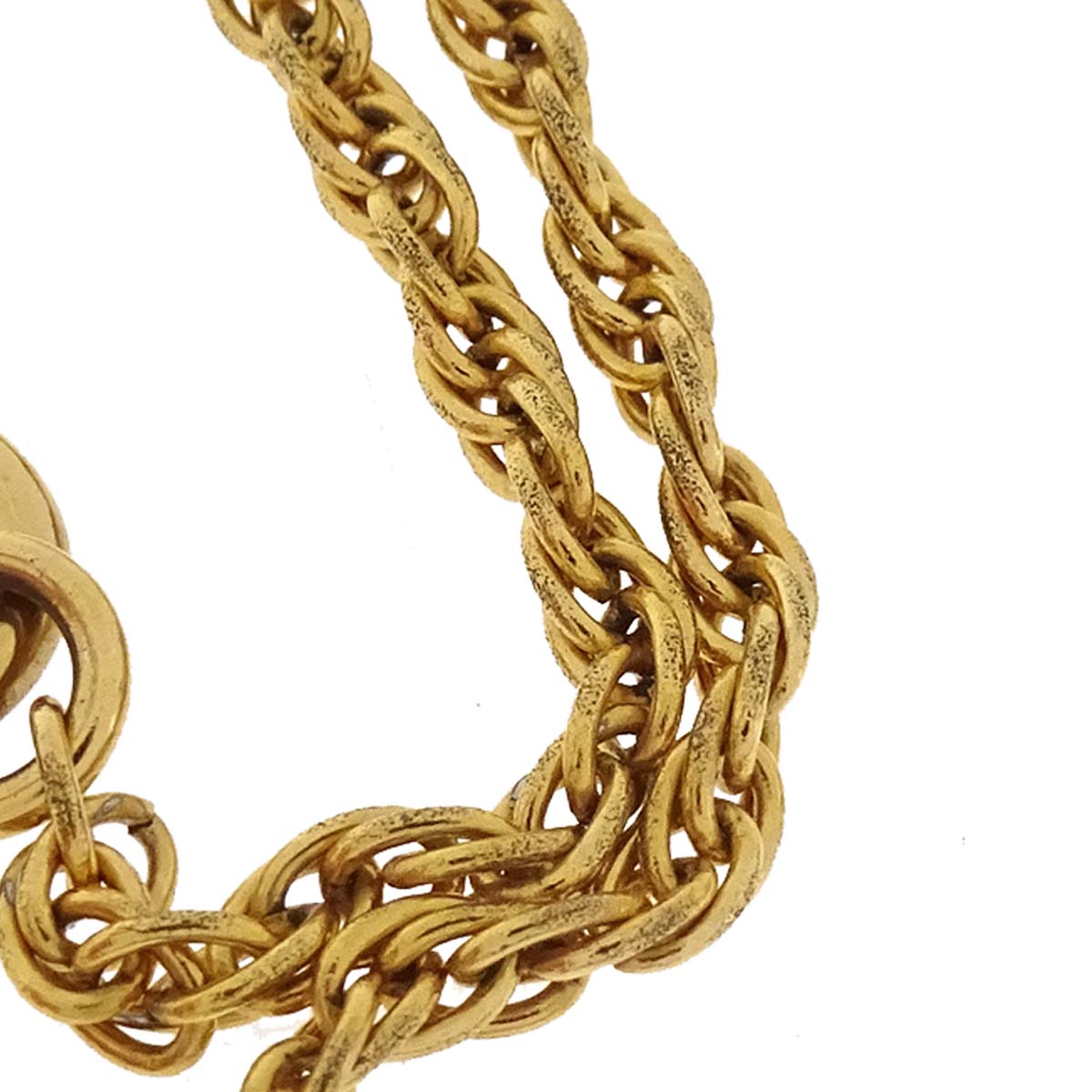 Chanel Gold CC Chain Pendant Necklace