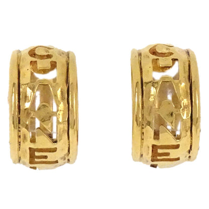 Chanel Half-Hoop Clip-On Earrings Gold 2317